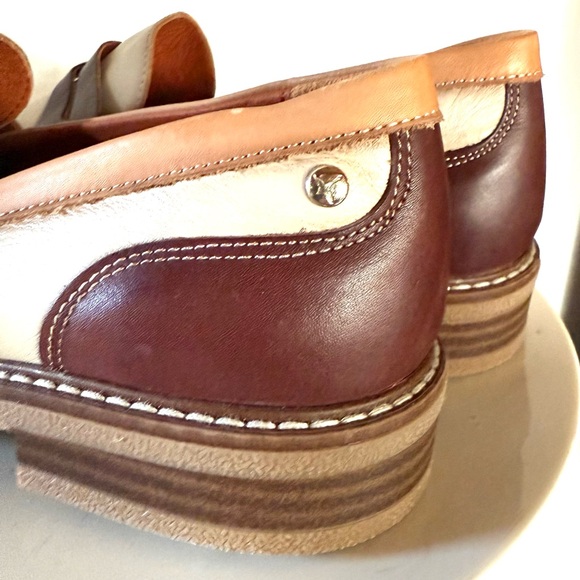 Pikolinos Aldaya Women’s Leather Flat Moccasins Penny Loafers - Picture 8 of 14